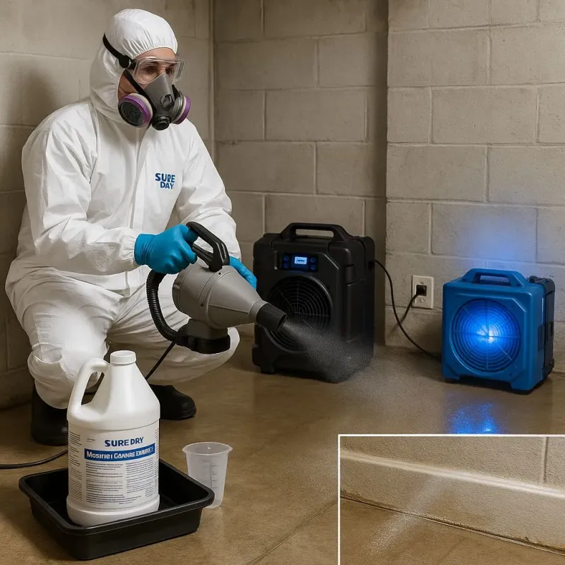 Sanitization and Odor Removal process in Easton, PA