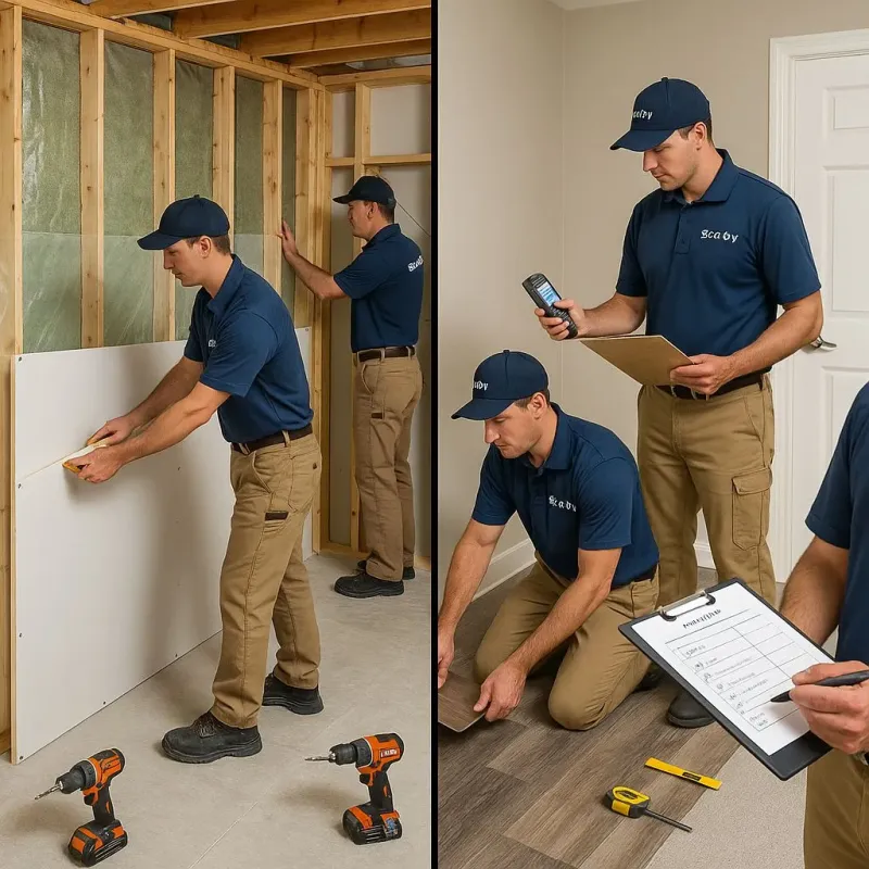 Repairs and Reconstruction process in Easton, PA