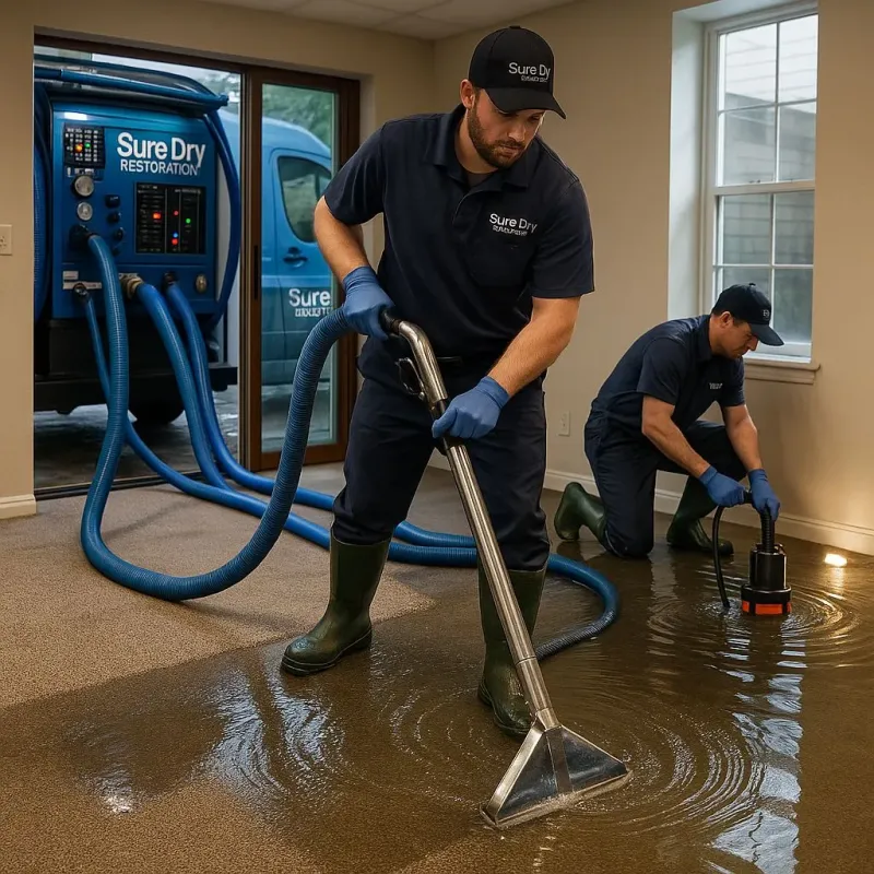 Water Extraction and Removal process in Easton, PA